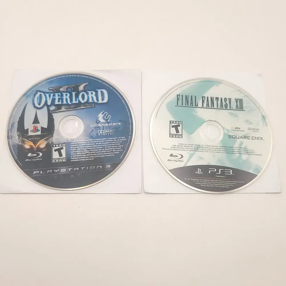 Playstation 3 Lot of 10 Games Overlord Kingdom Hearts Call of Duty Dishonored